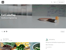 Tablet Screenshot of eatcodeplay.com